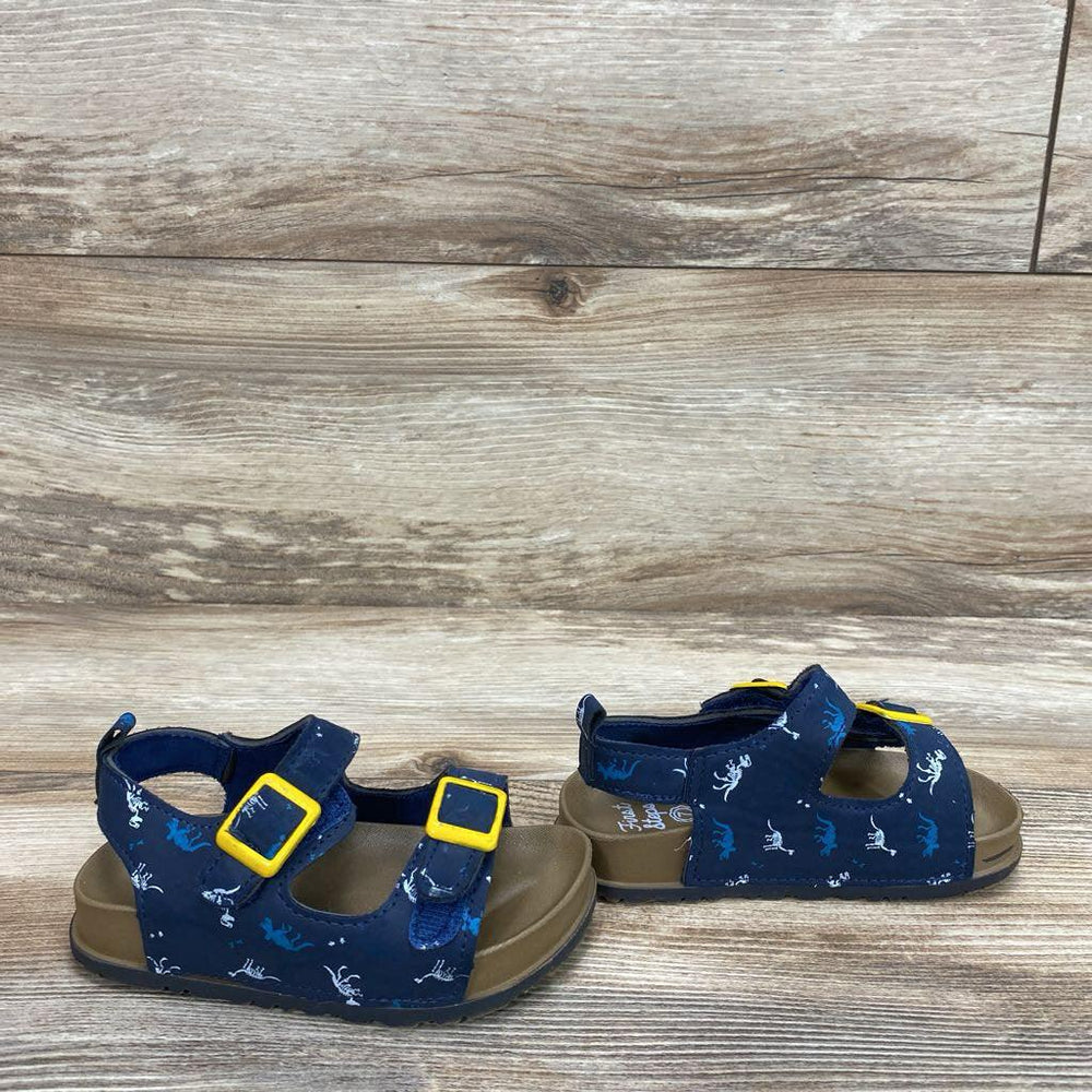 First Steps Dino Print Double Velcro Sandals sz 7c - Me 'n Mommy To Be