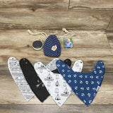 Dodo Babies 4pk Bandana Bibs & 2 Pacifier Clips - Me 'n Mommy To Be