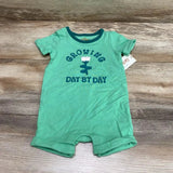 NEW Cat & Jack Growing Day By Day Romper sz 6-9m - Me 'n Mommy To Be