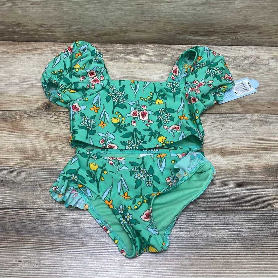 NEW Cat & Jack Floral Swimsuit sz 5T - Me 'n Mommy To Be