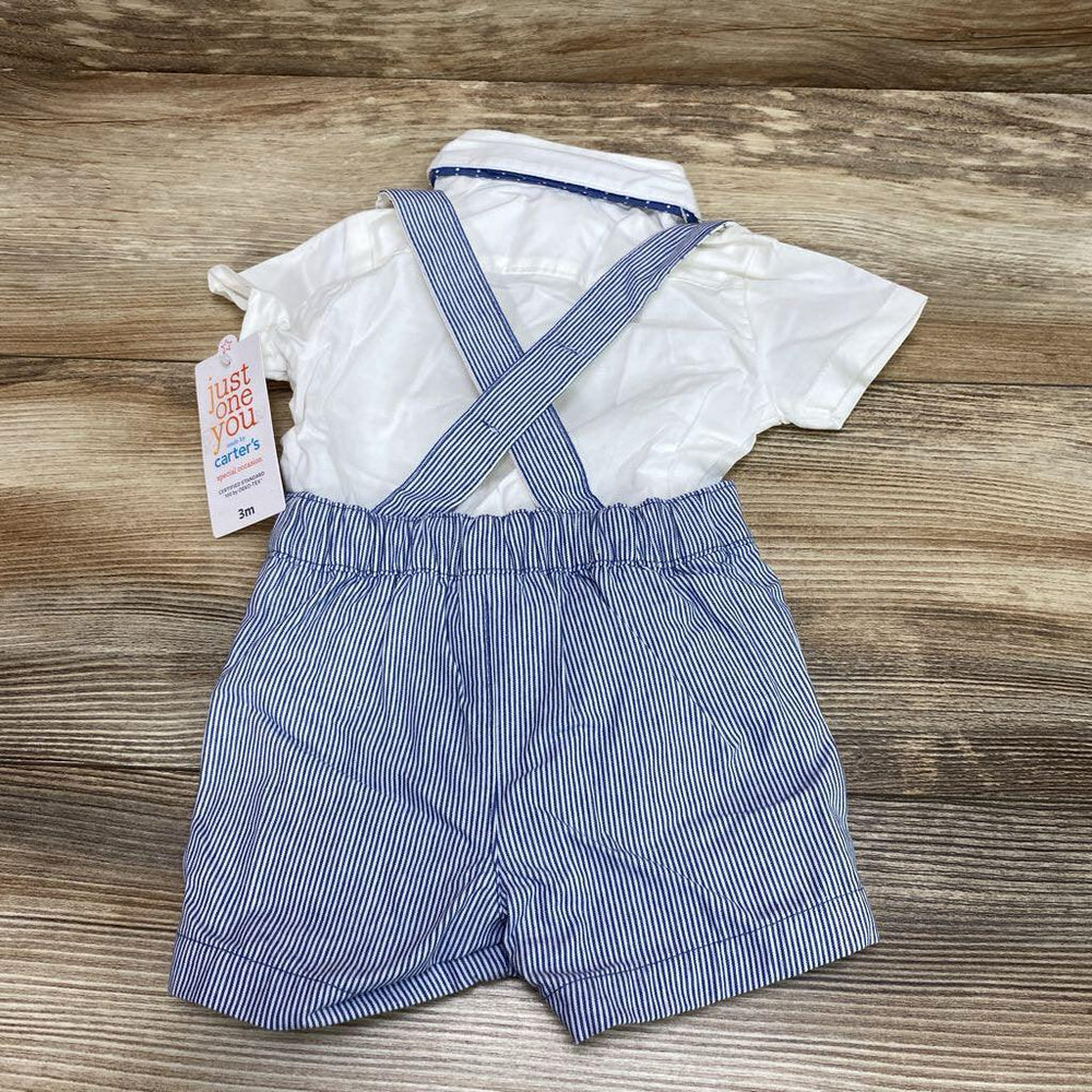 NEW Just One You 3pc Suspender Short Set sz 3m - Me 'n Mommy To Be