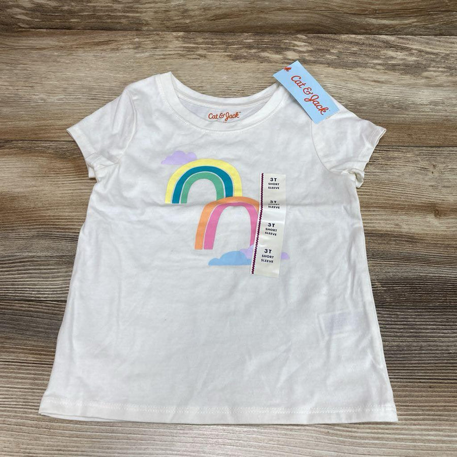 NEW Cat & Jack Rainbow Graphic Shirt sz 3T - Me 'n Mommy To Be