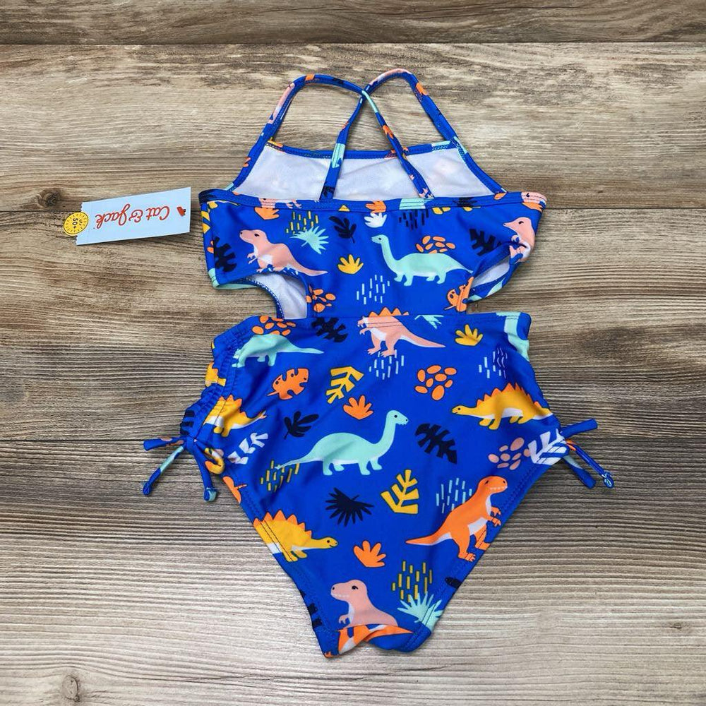 Cat & Jack NEW 1pc Dino Print Swimsuit sz 5T - Me 'n Mommy To Be