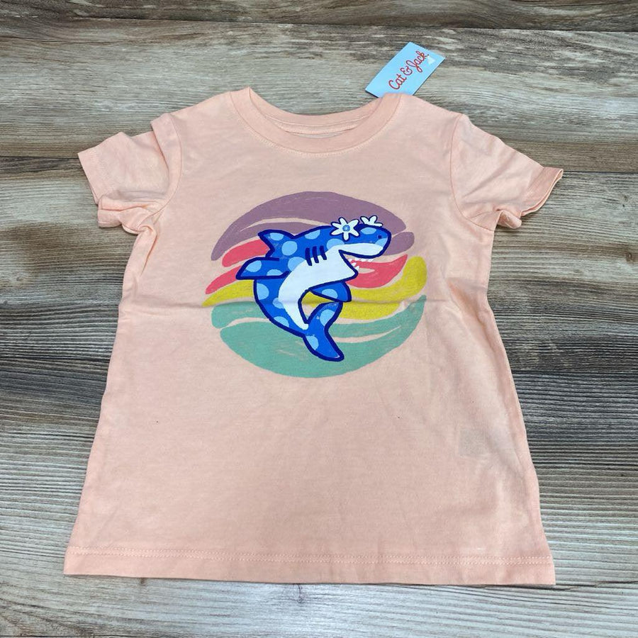 NEW Cat & Jack Shark Shirt sz 2T - Me 'n Mommy To Be