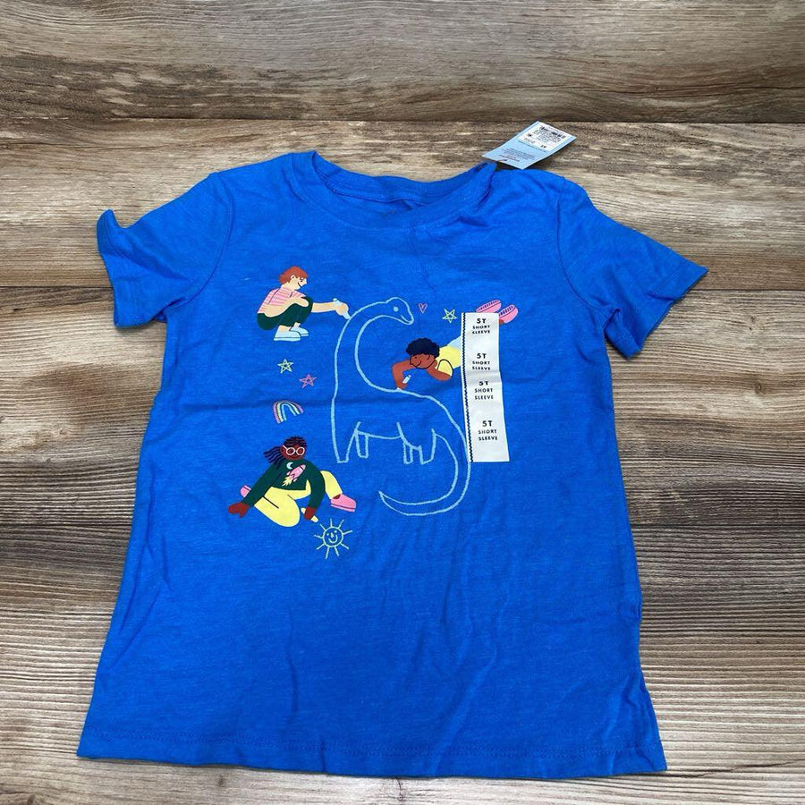 NEW Cat & Jack Dino Shirt sz 5T - Me 'n Mommy To Be