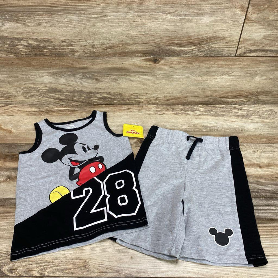 NEW Disney Junior 2pc Mickey Tank Top & Short Set sz 5T - Me 'n Mommy To Be