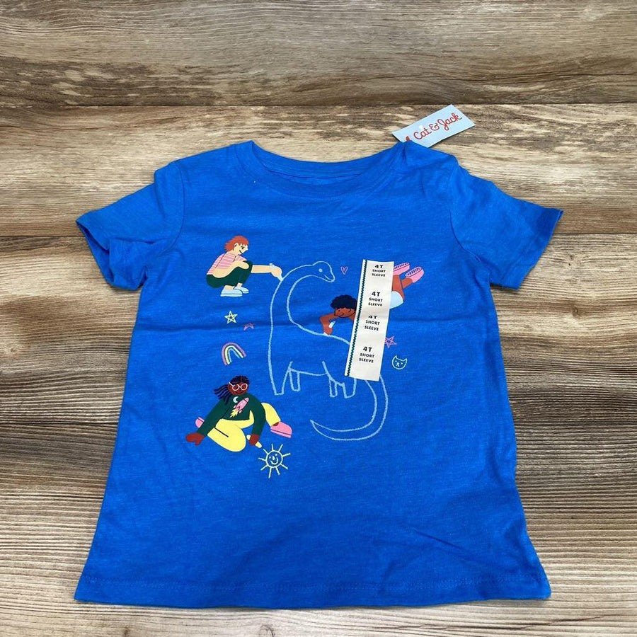 NEW Cat & Jack Dino Shirt sz 4T - Me 'n Mommy To Be
