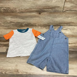 Carter's NEW 2Pc Shirt & Shortall sz 24m - Me 'n Mommy To Be