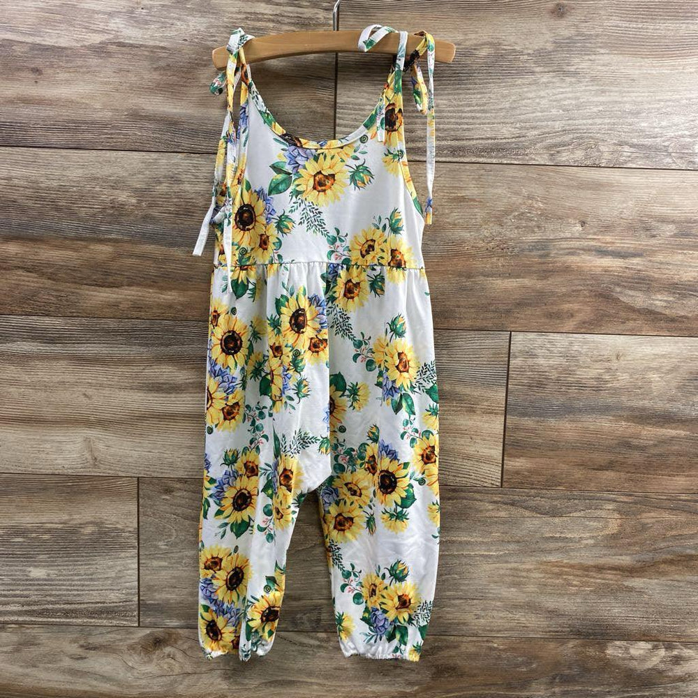 Sunflower Print Jumpsuit sz 18-24m - Me 'n Mommy To Be