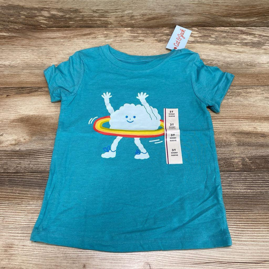NEW Cat & Jack Cloud & Rainbow Shirt sz 3T - Me 'n Mommy To Be