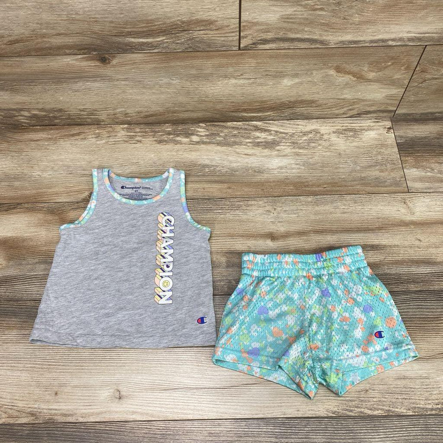 Champion 2pc Tank Top & Short Set sz 2T - Me 'n Mommy To Be