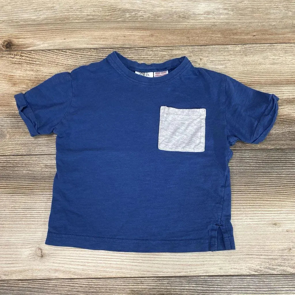 Zara Pocket Shirt sz 12-18m - Me 'n Mommy To Be