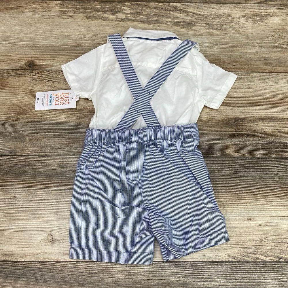 NEW Just One You 3pc Suspender Short Set sz 12m - Me 'n Mommy To Be