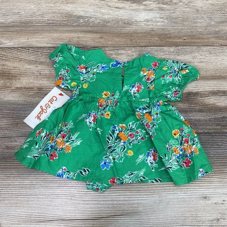 NEW Cat & Jack Floral Short Sleeve Dress sz Newborn - Me 'n Mommy To Be