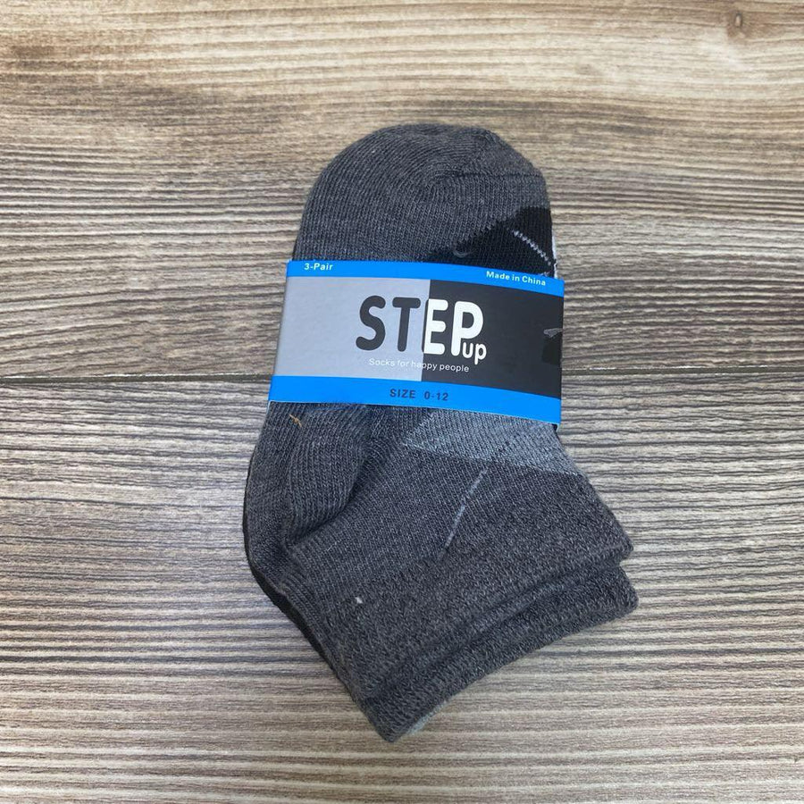 NEW Step Up Socks 3Pk sz 0-12m - Me 'n Mommy To Be