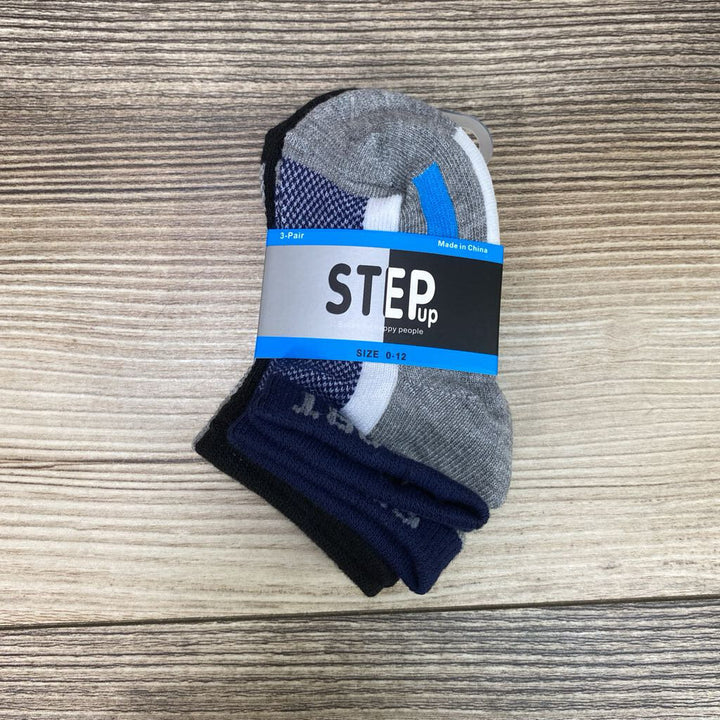 NEW Step Up Socks 3Pk sz 0-12m