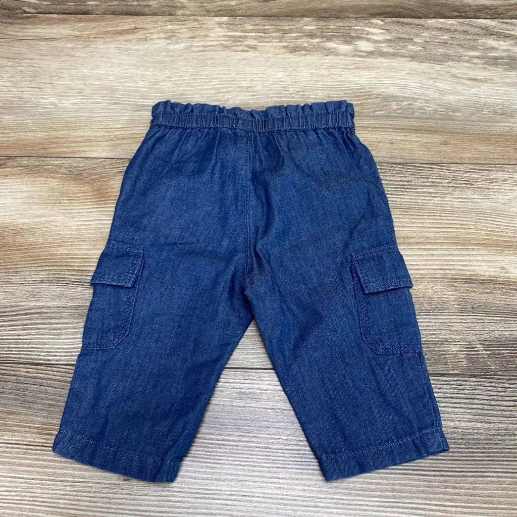 BabyGap Chambray Pull On Pants sz 0-3m - Me 'n Mommy To Be