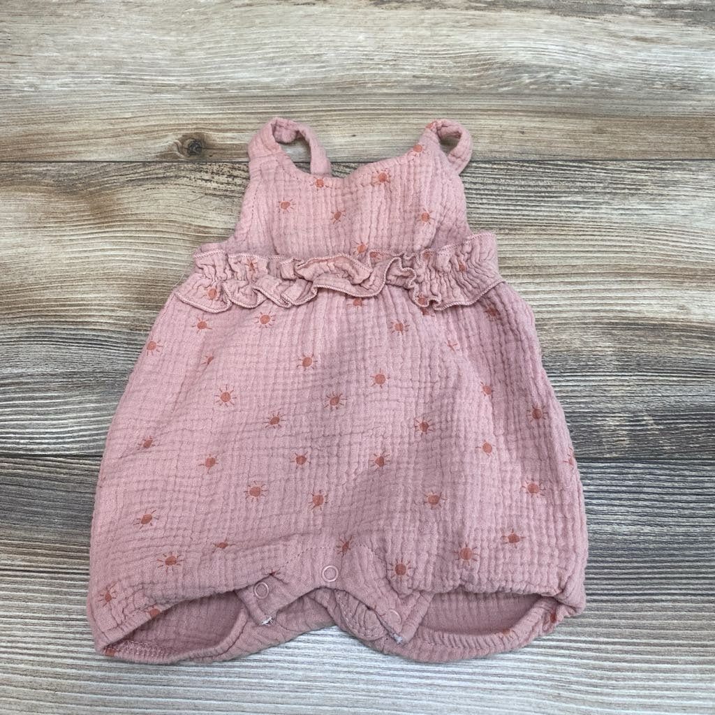 Emily and Oliver Muslin Romper sz 0-3m