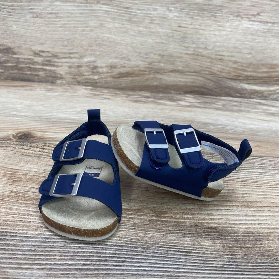 Carter's Cork Double Buckle Sandals sz NB - Me 'n Mommy To Be