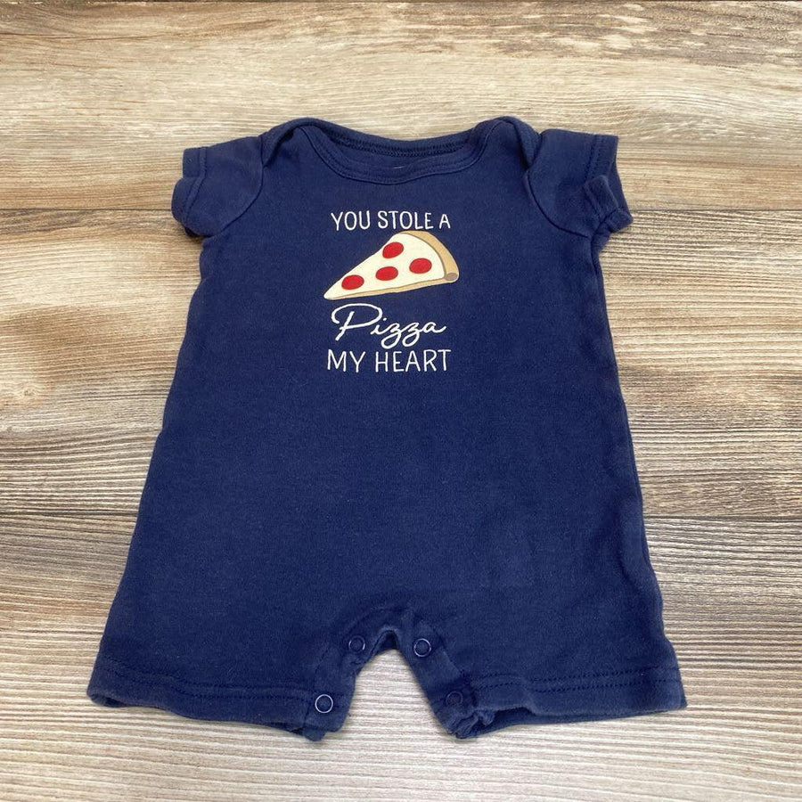 Hudson Baby You Stole A Pizza My Heart Shortie Romper sz 0-3m - Me 'n Mommy To Be