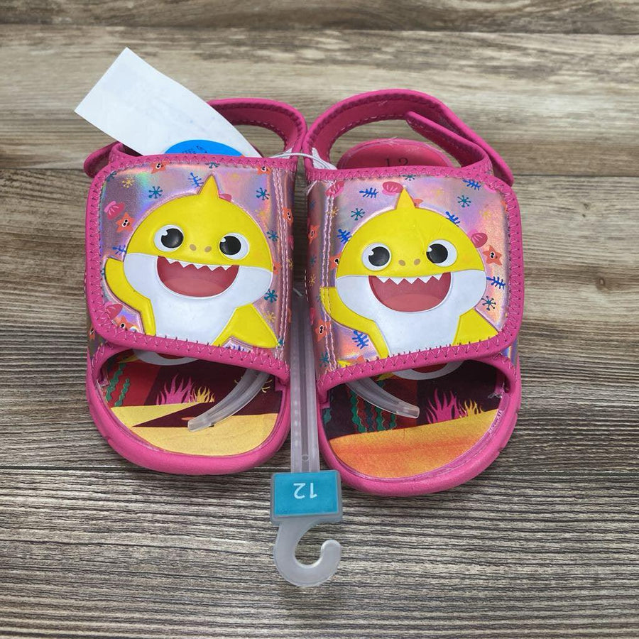 NEW Pinkfong Baby Shark Water Sandals sz 12c - Me 'n Mommy To Be