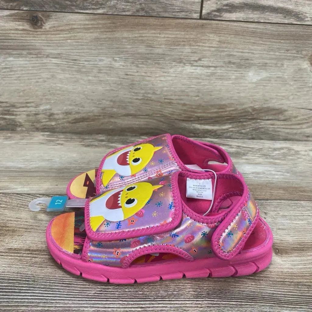 NEW Pinkfong Baby Shark Water Sandals sz 12c - Me 'n Mommy To Be