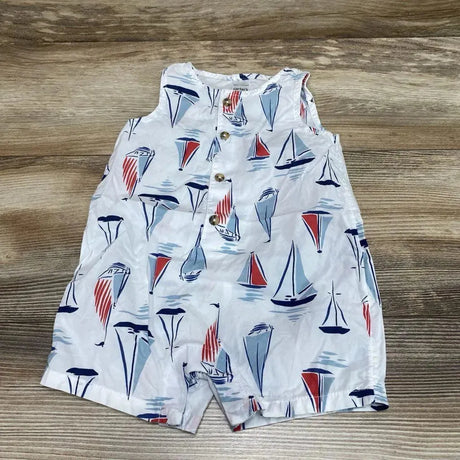 Just One You Sailboats Tank Romper sz 6m - Me 'n Mommy To Be