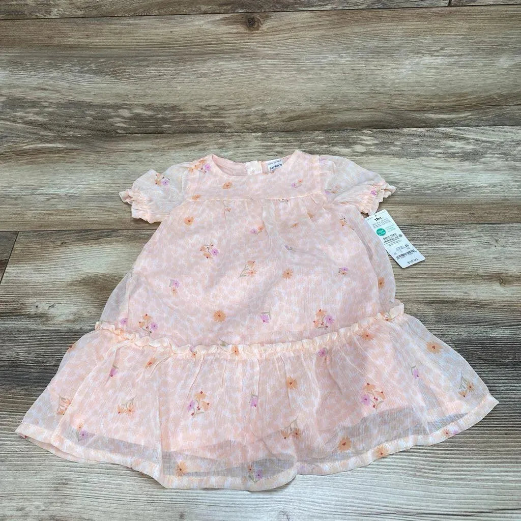 NEW Just One You 2pc Floral Dress & Bloomers sz 12m - Me 'n Mommy To Be