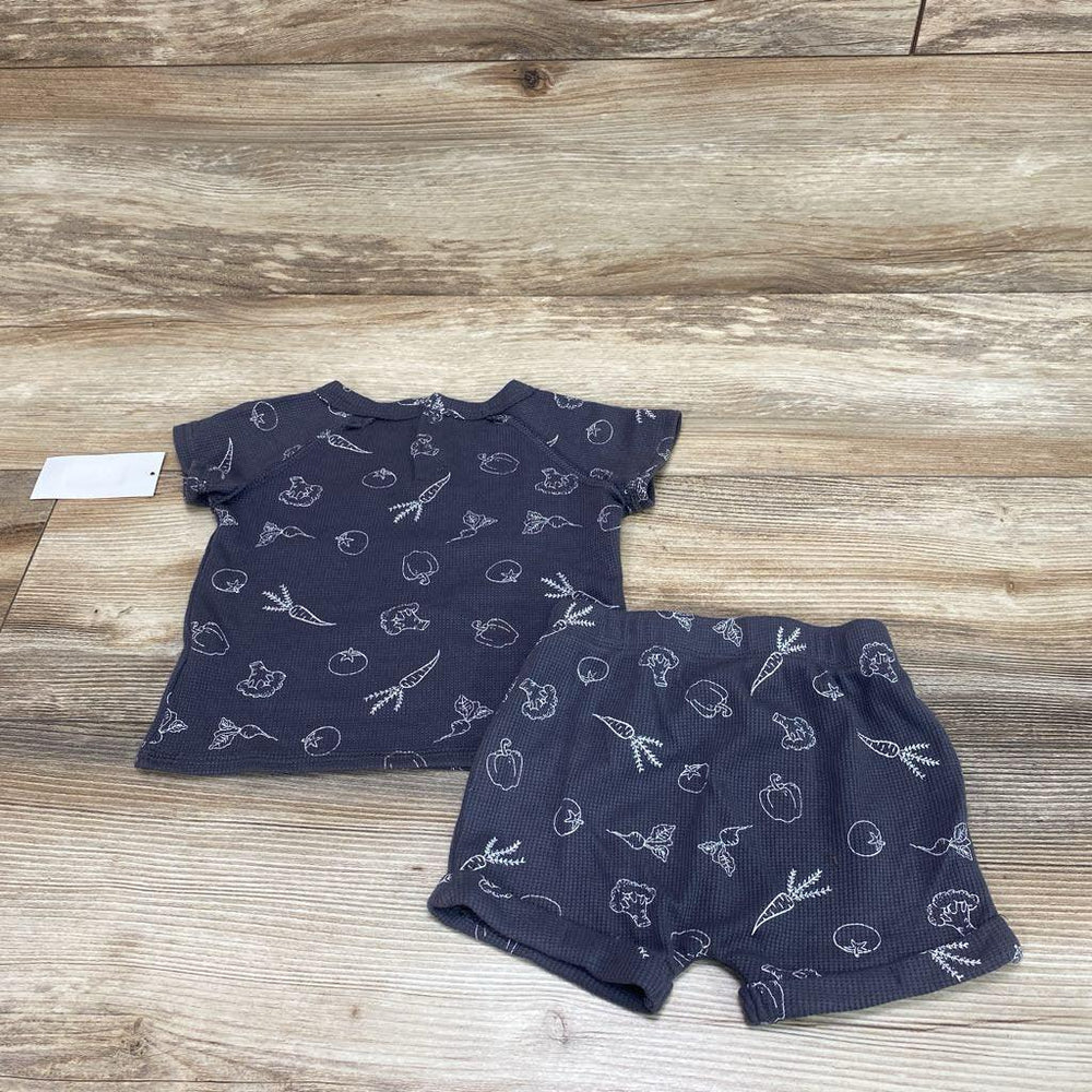 NEW Grayson Collective 2pc Veggies Shirt & Shorts sz 3-6m - Me 'n Mommy To Be