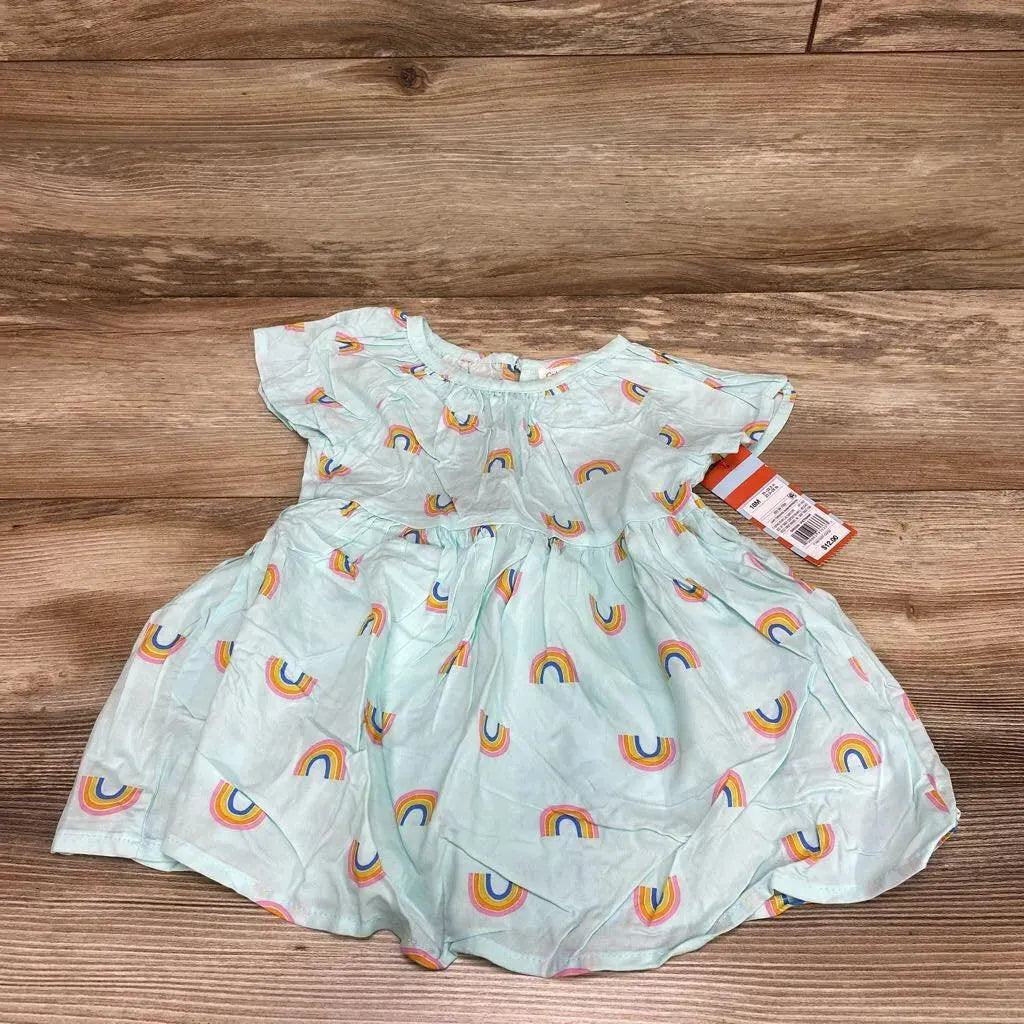 NEW Cat & Jack 2pc Rainbow Print Dress & Bloomers sz 18m - Me 'n Mommy To Be