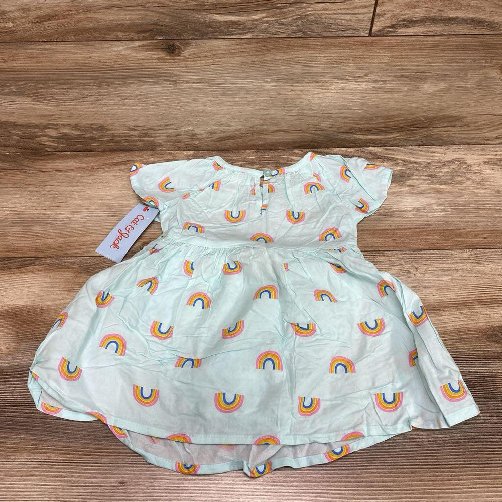 NEW Cat & Jack 2pc Rainbow Print Dress & Bloomers sz 18m - Me 'n Mommy To Be