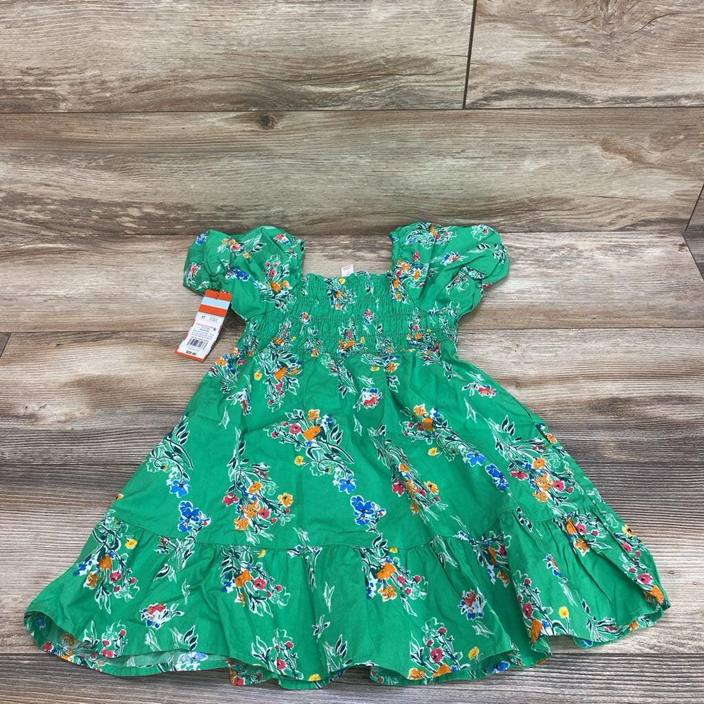 NEW Cat & Jack Puff Sleeve Floral Dress sz 5T - Me 'n Mommy To Be