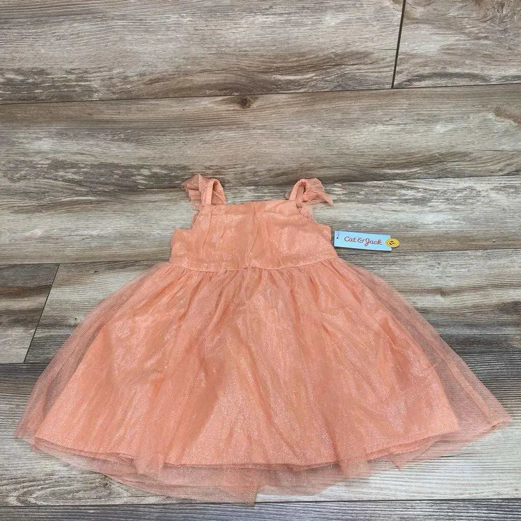 NEW Cat & Jack Glitter Tank Tulle Dress sz 4T - Me 'n Mommy To Be