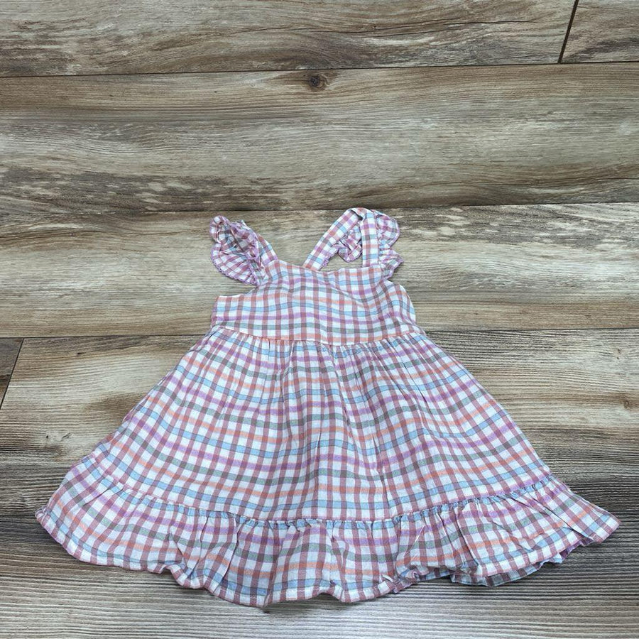NEW Cat & Jack 2pc Plaid Dress With Bloomer sz 18m - Me 'n Mommy To Be
