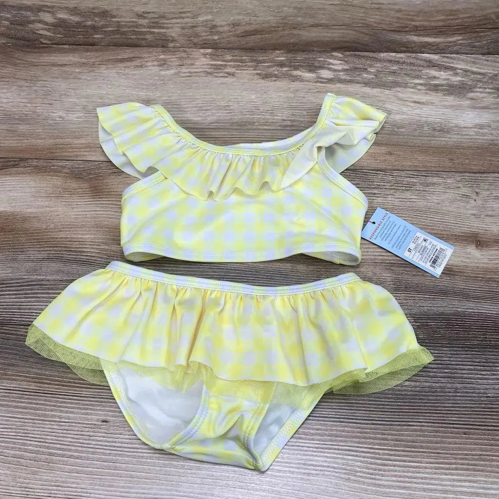 NEW Cat & Jack 2pc Gingham Bikini Set sz 5T - Me 'n Mommy To Be