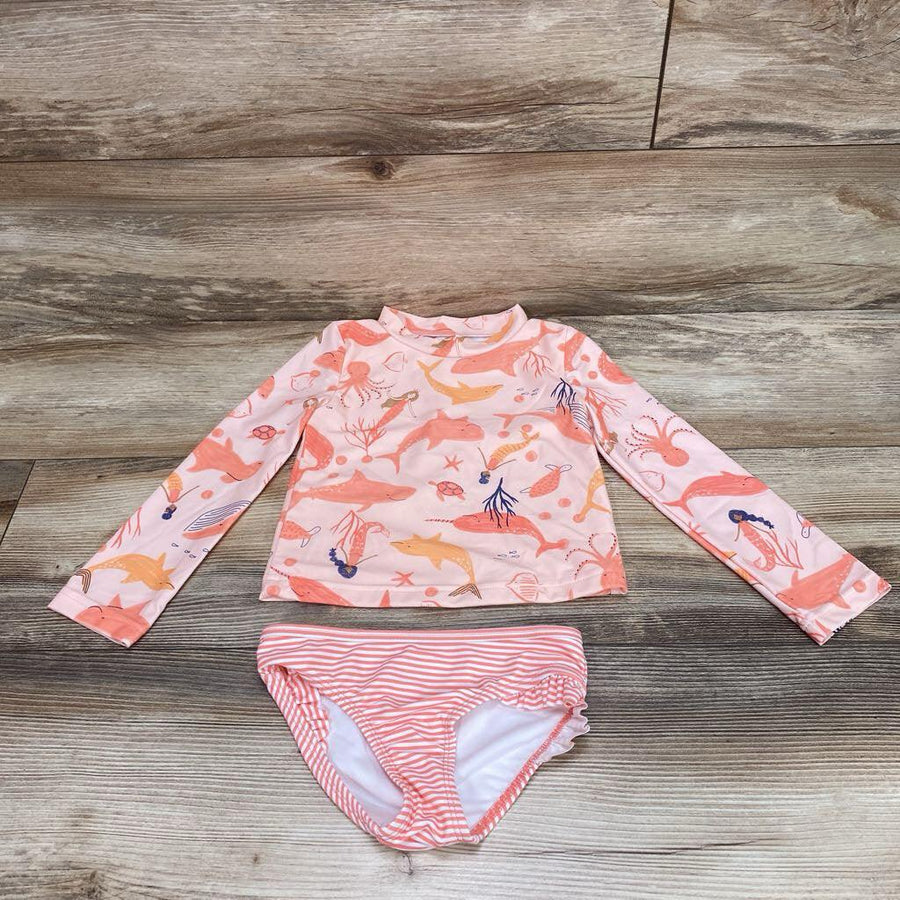 Just One You 2pc Sea Animals Rashguard Swimsuit sz 4T - Me 'n Mommy To Be