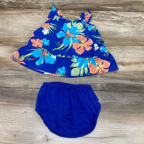 Children's Place 2pc Floral Tropical Dress & Bloomers sz 0-3m - Me 'n Mommy To Be