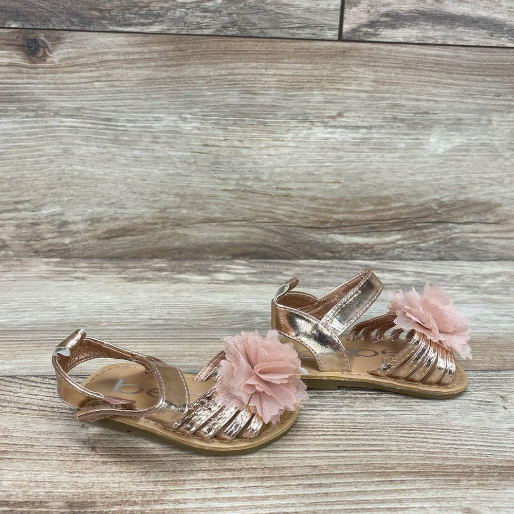 Bebe Baby Chiffon Flower Sandals sz 1c - Me 'n Mommy To Be
