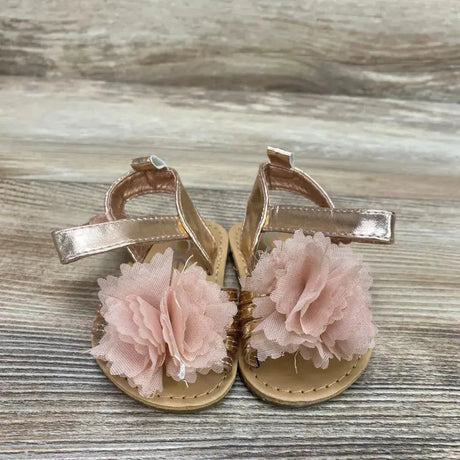 Bebe Baby Chiffon Flower Sandals sz 1c - Me 'n Mommy To Be