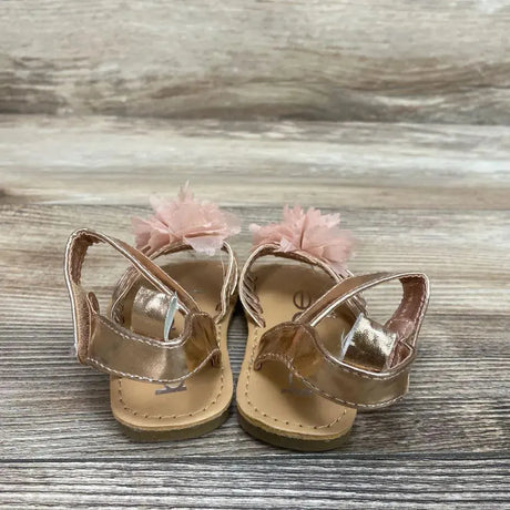 Bebe Baby Chiffon Flower Sandals sz 1c - Me 'n Mommy To Be