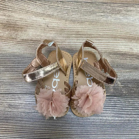 Bebe Baby Chiffon Flower Sandals sz 1c - Me 'n Mommy To Be