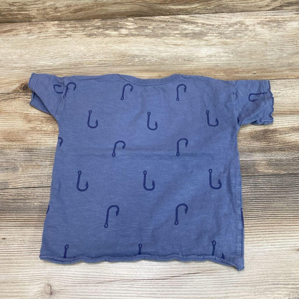 Modern Moments Fish Hook Print Shirt sz 2T - Me 'n Mommy To Be