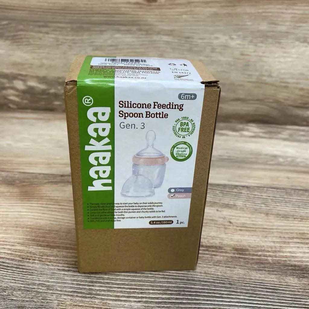 NEW Haakaa Silicone Feeding Spoon Bottle Gen. 3 - Me 'n Mommy To Be
