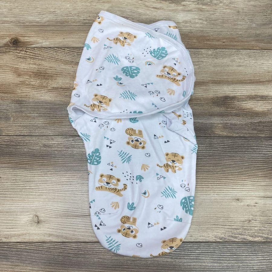 Adjustable Swaddle Wrap Little Tiger Print sz 0-3m - Me 'n Mommy To Be