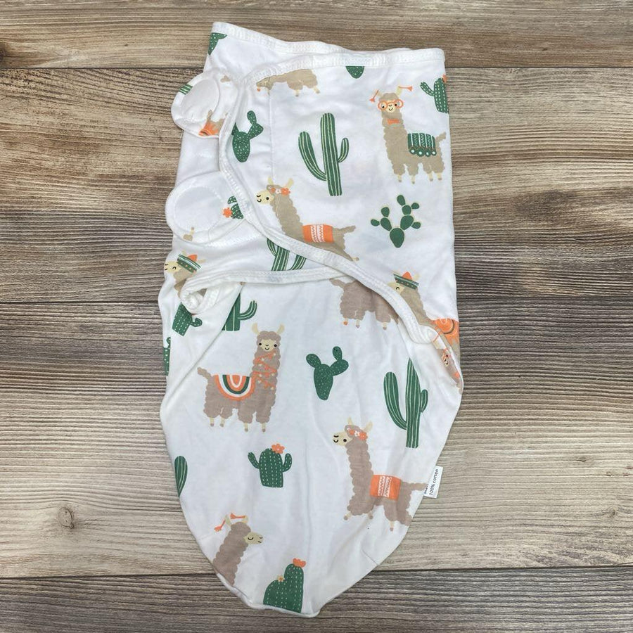 Adjustable Swaddle Wrap Llamas & Cactus Print sz 0-3m - Me 'n Mommy To Be