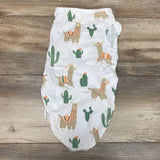 Adjustable Swaddle Wrap Llamas & Cactus Print sz 0-3m - Me 'n Mommy To Be