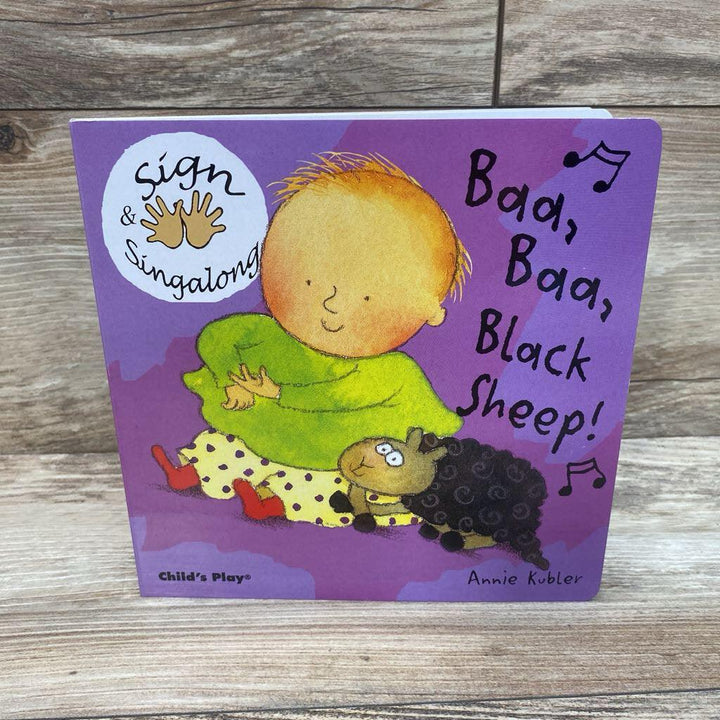 Sign & Sing Along Baa Baa Black Sheep Board Book - Me 'n Mommy To Be