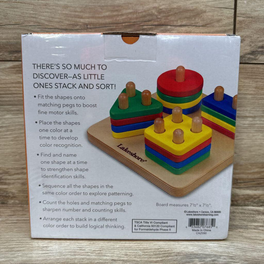 NEW Lakeshore Sort-A-Shape Activity Board - Me 'n Mommy To Be