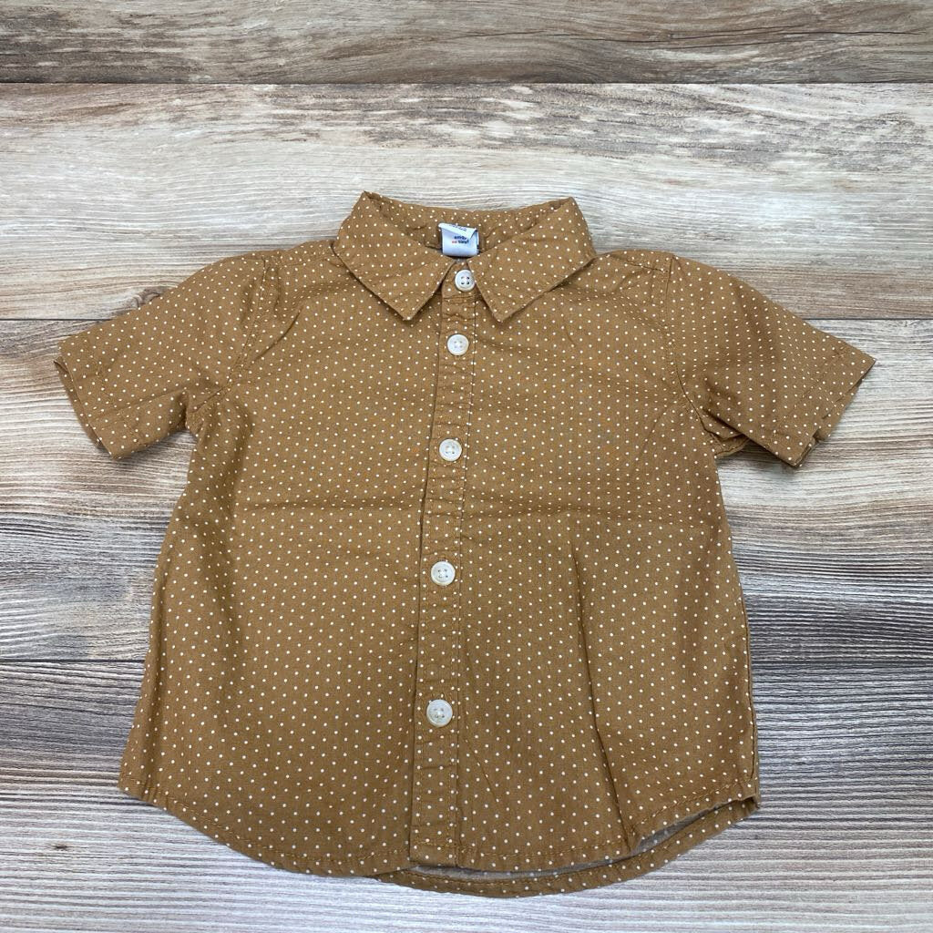 Old Navy Polka Dot Button-Up Shirt sz 12-18m