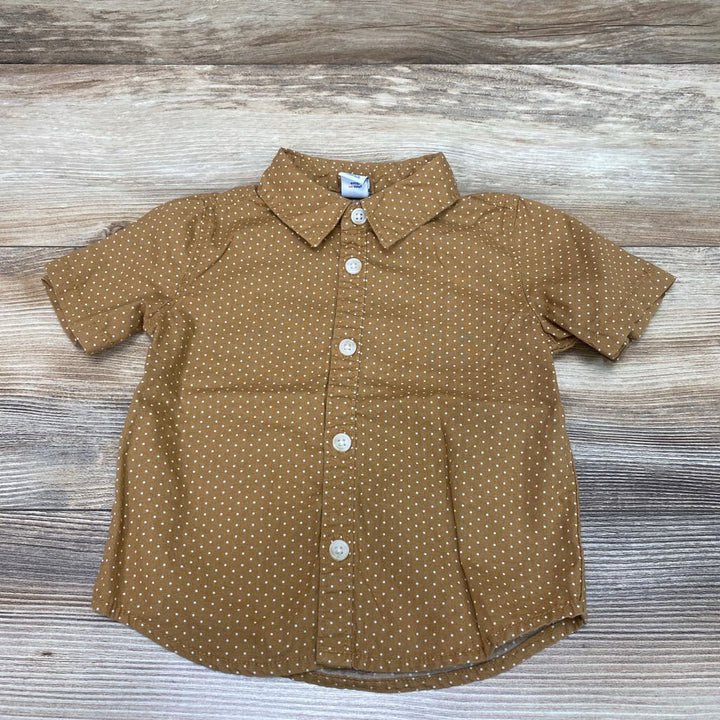 Old Navy Polka Dot Button-Up Shirt sz 12-18m